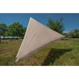 BENT Zip-Protect Sonnensegel Canvas ocker 250x250