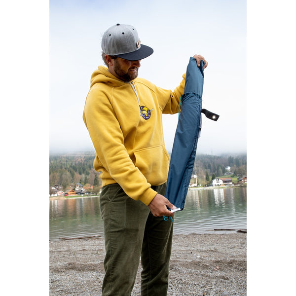 BENT Zip-Protect Sonnensegel Canvas Single - rot - 6