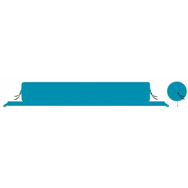 BENT Zip-XL Kissenrolle Lounger – türkis