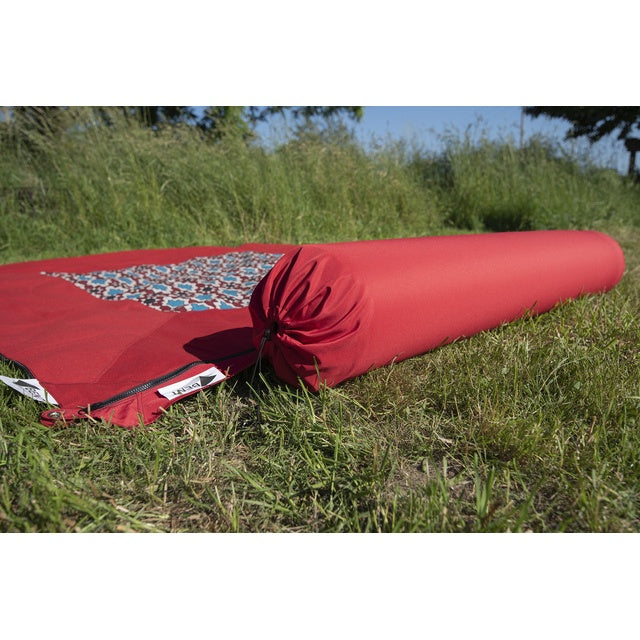 BENT Zip-XL Lounger Kissenrolle – rot