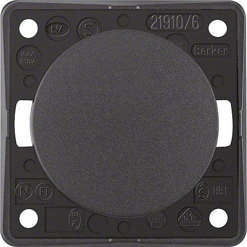 Berker Aus-/Wechselschalter Anthrazit