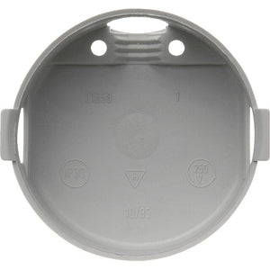 Berker Berührungsschutzdose grau Ø 45 mm flach