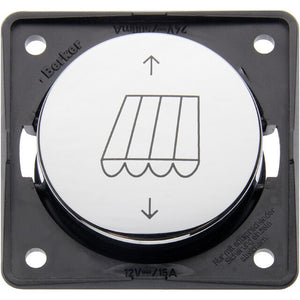 Berker Markisentaster 4-Pol chrom glänzend