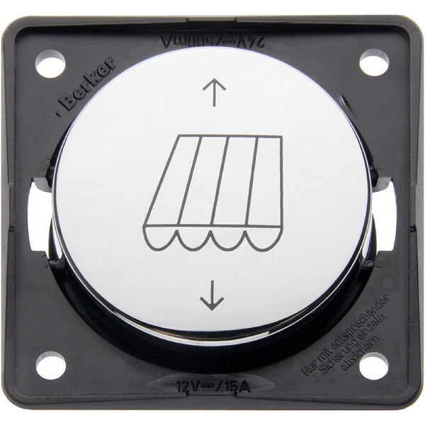 Berker Markisentaster 4-Pol chrom glänzend