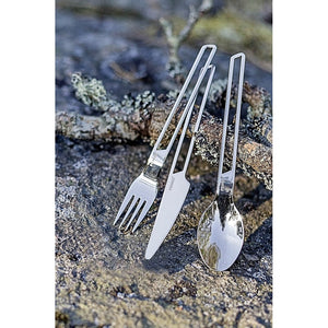 Besteck-Set PRIMUS pale blue – Löffel, Messer, Gabel - 5