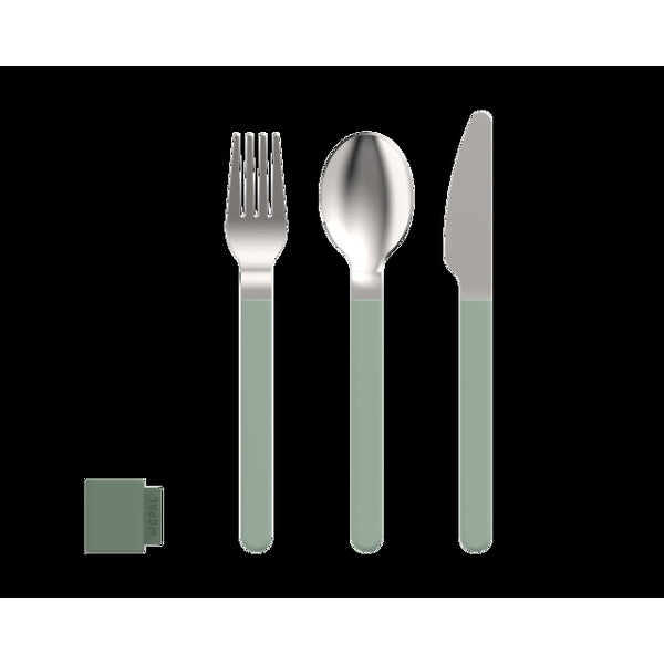 Besteckset MEPAL Silueta 3-tlg. in nordic sage - 2