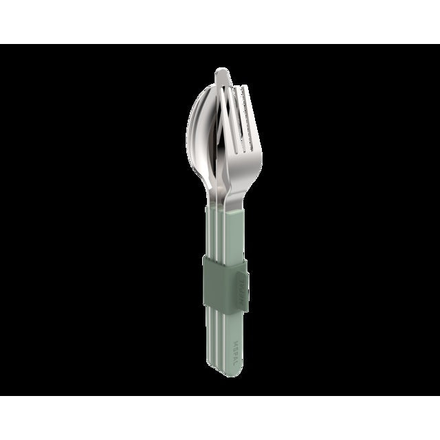 Besteckset MEPAL Silueta 3-tlg. in nordic sage