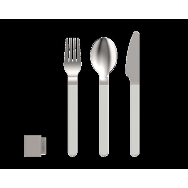 Besteckset MEPAL Silueta 3-tlg. nordic white