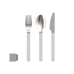 Besteckset MEPAL Silueta 3-tlg. nordic white