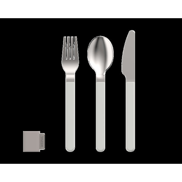 Besteckset MEPAL Silueta 3-tlg. nordic white