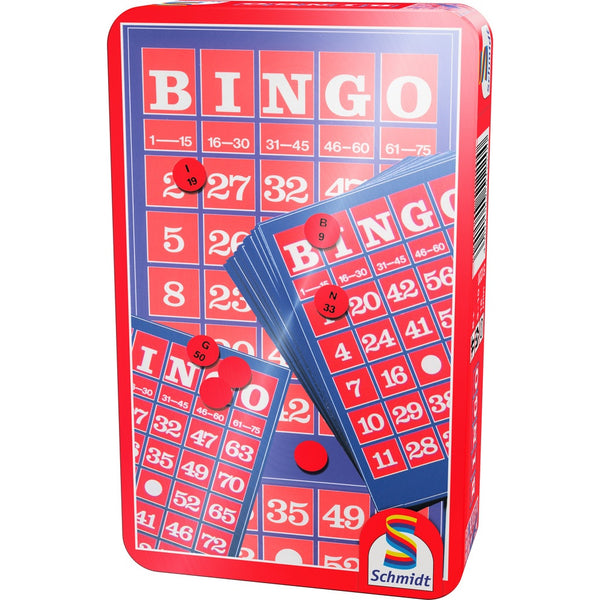 Bingo Reisespiel in Metallbox – Schmidt