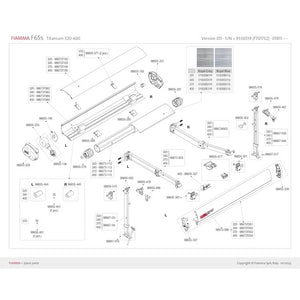 Blockierungskit Gehäusedeckel F65S 2 Stück