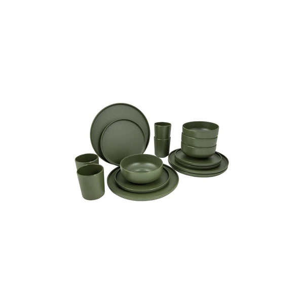 Bo-Camp Patom 16-tlg. Geschirrset, grün