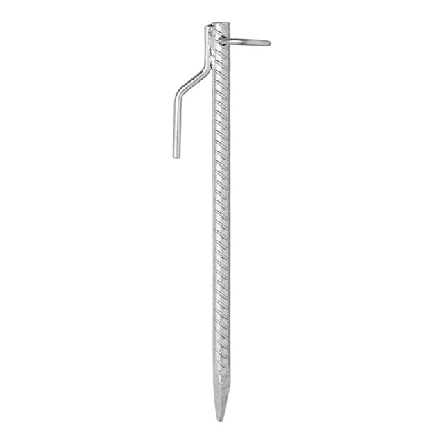 Bodenanker 41 cm – Haken & Ring, Stahl