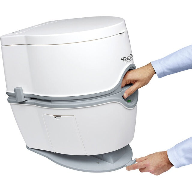 Bodenhalterung für Porta Potti Excellence grau