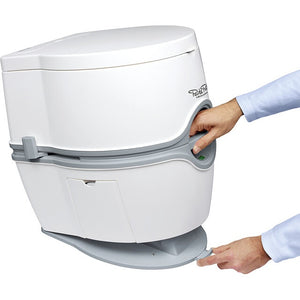 Bodenhalterung für Porta Potti Excellence grau
