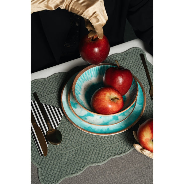 Boho Dream Geschirrset 12-tlg. türkis