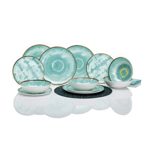 Boho Dream Geschirrset 12-tlg. türkis - 2