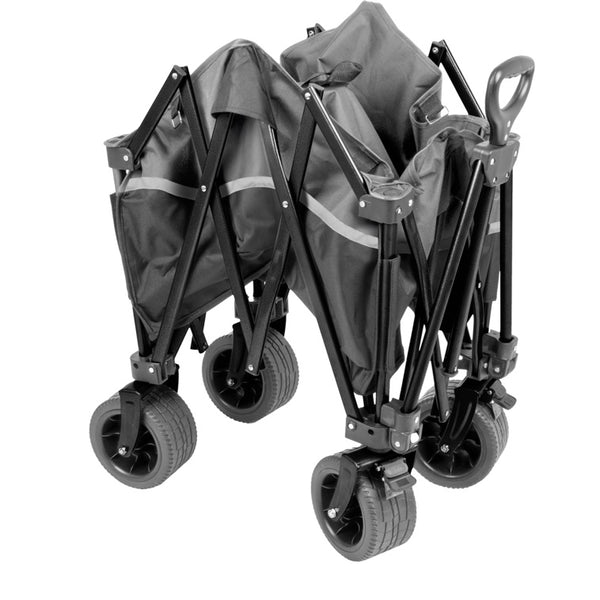 Bollerwagen CARGO COMPACT XL – faltbar, grau - 2
