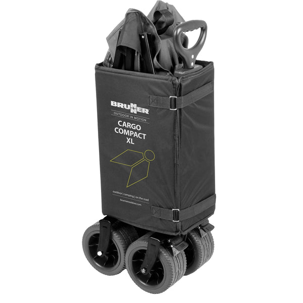 Bollerwagen CARGO COMPACT XL – faltbar, grau - 4