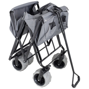 Bollerwagen Eurotrail Sunny grau für den Strand