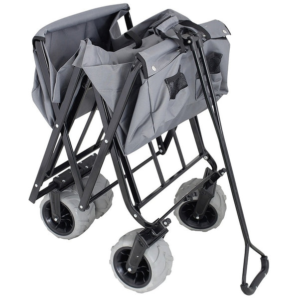 Bollerwagen Eurotrail Sunny grau für den Strand