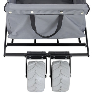 Bollerwagen Eurotrail Sunny grau für den Strand - 3