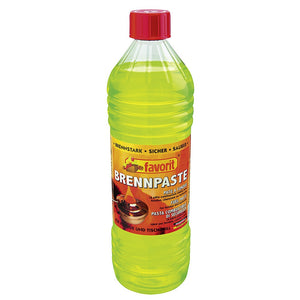 Brennpaste Favorit 1 l Bio-Ethanol für Grillzubehör