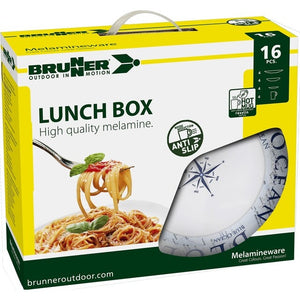 BRUNNER 16-tlg. Melamin Lunch Box – blue ocean - 3