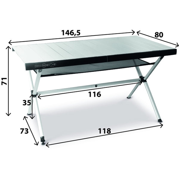 BRUNNER Accelerate Compack 6 – kompakter Klapptisch - 2