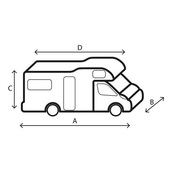BRUNNER Camper Cover 12M – Schutzhülle 500–550 cm - 5