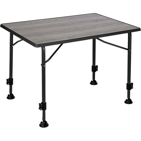 BRUNNER Campingtisch Linear Greywood höhenverstellbar Sevelit 80 bis 115 cm