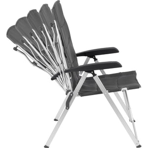 BRUNNER Dynafold Recliner – Klappstuhl grau - 2