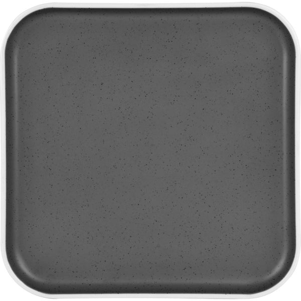 BRUNNER Essteller eckig Dolomit 25x25 cm - Grau