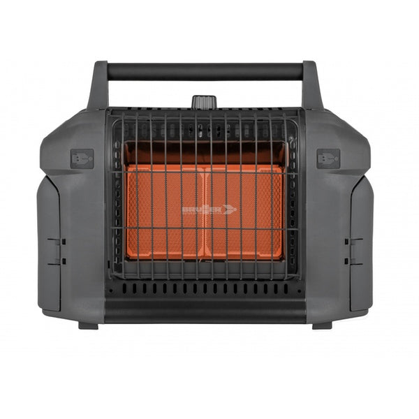 BRUNNER Heizstrahler Devil Megaheater 2,4 kW schwarz 37,5 bis 47 cm
