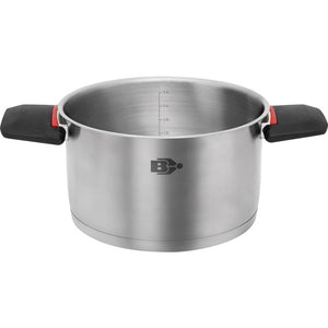 BRUNNER Kochtopf Academy Compact Edelstahl silber für Elektro Ø 20 bis 22 cm