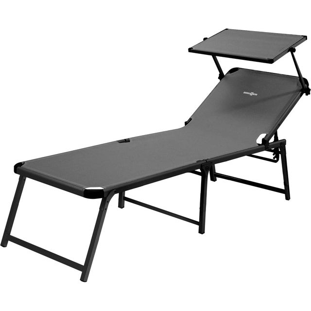 Brunner Marbella High Strandliege – klappbar, grau