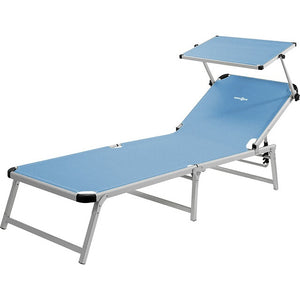 BRUNNER Marbella Sonnenliege – hellblau, klappbar