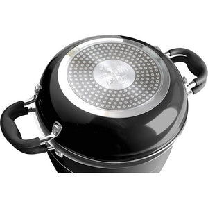 BRUNNER Pirate Topfset 7+1 Ø22 cm, schwarz - 6