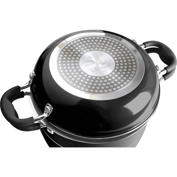 BRUNNER Pirate Topfset 7+1 Ø22 cm, schwarz - 6