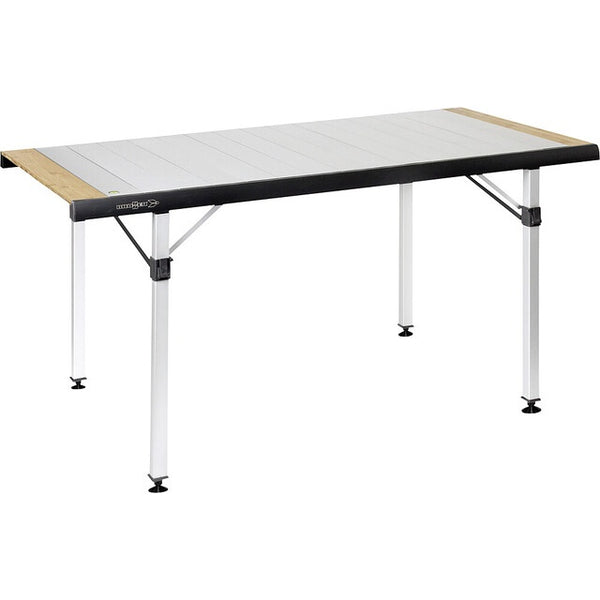 Brunner Quadra Tropic 6 – Alu/Bambus Campingtisch