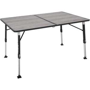 BRUNNER Tisch Elutop Compack Klapptisch Aluminium grau 80 bis 120 x 60 bis 80 cm
