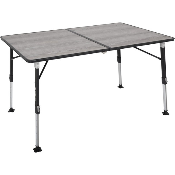 BRUNNER Tisch Elutop Compack Klapptisch Aluminium grau 80 bis 120 x 60 bis 80 cm