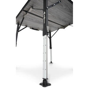 BRUNNER Tisch Elutop Compack Klapptisch Aluminium grau 80 bis 120 x 60 bis 80 cm - 6