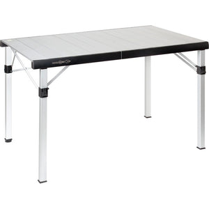 BRUNNER Tisch Titanium Quadra Compack Aluminiumplatte klappbar 120,5 bis 146 cm