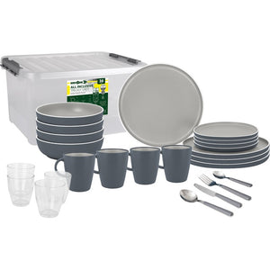 BRUNNER Trilogy Grey Geschirrset für 4 Personen