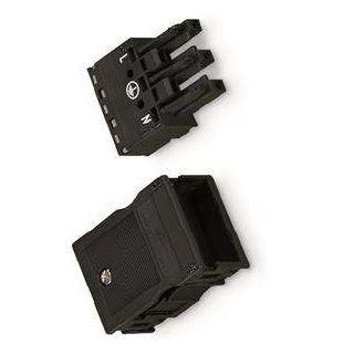 Buchse WAGO 3-polig Weiß | Zugentlastung