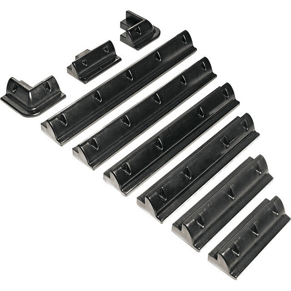 BÜTTNER DOMETIC Spoilerprofil MT SP schwarz UV-beständig PUR 33 bis 66 cm