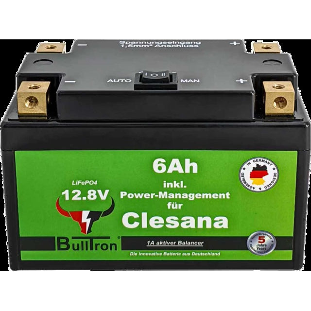 BullTron 6Ah 12,8V Batterie mit 30A Spitzenstrom