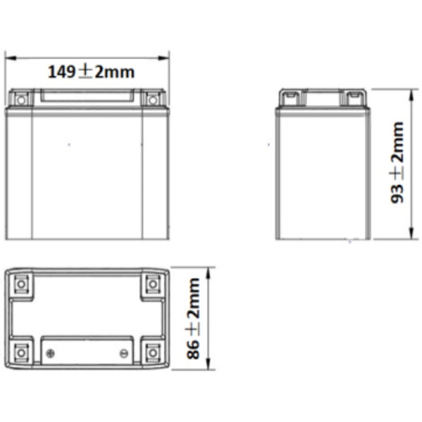 BullTron 6Ah 12,8V Batterie mit 30A Spitzenstrom - 8